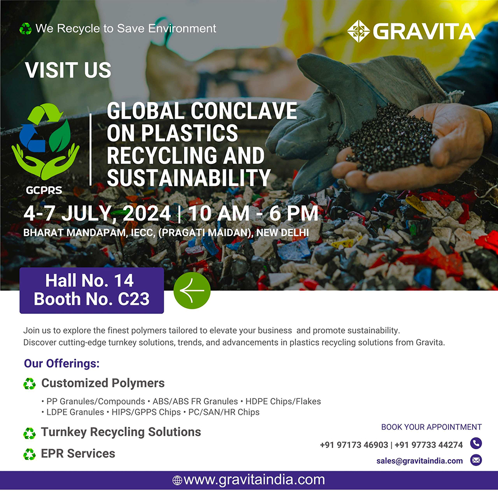 Gravita at the Global Conclave on Plastics Recycling & Sustainability